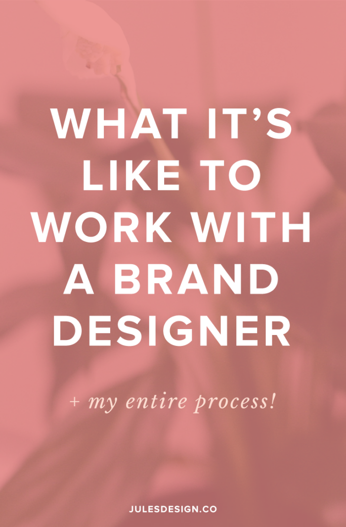 What it's like to work with a brand designer + my entire design process! I think that a brand identity is one of the first things that you should invest in as a business owner. Why? Because many other biz decisions that you will make are based on the foundations laid out in your brand identity. Everything works cohesively together to represent your brand and business as a whole.