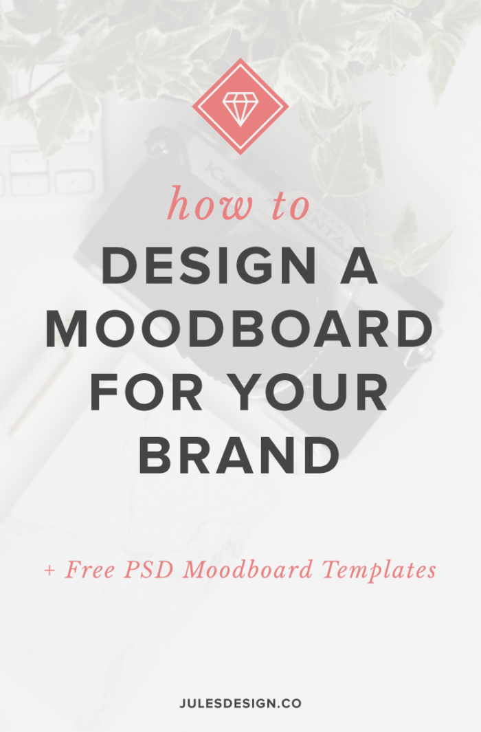 How to design a moodboard for your brand. Free Photoshop PSD moodboard templates. A moodboard will help you to visualize what you want your brand identity to look like. If you aren’t great at articulating these kinds of things to your designer, it can definitely be helpful to give some visual inspiration to explain the look you’re going for.