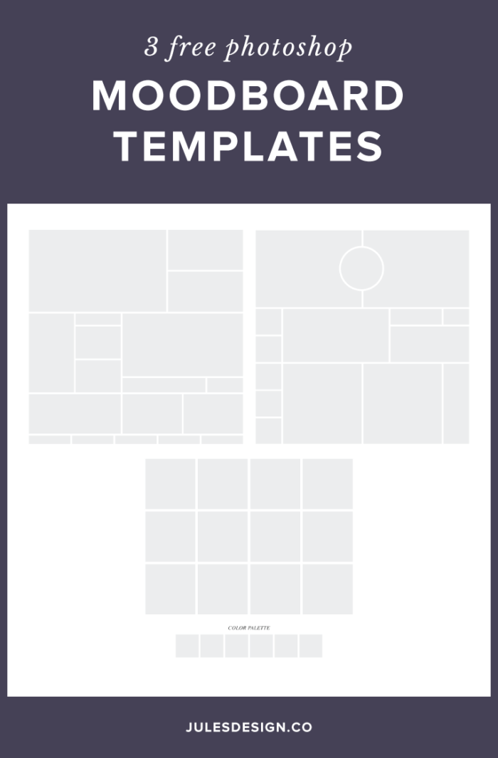 3 free photoshop moodboard templates. PSD moodboard template. Now that you’ve collected all of your inspiration it’s time to refine. Start by looking for similarities. Do you see any consistent colors being used? Any fonts or textures that are consistent? How about photography? Is your board filled with muted neutrals or bright colors?