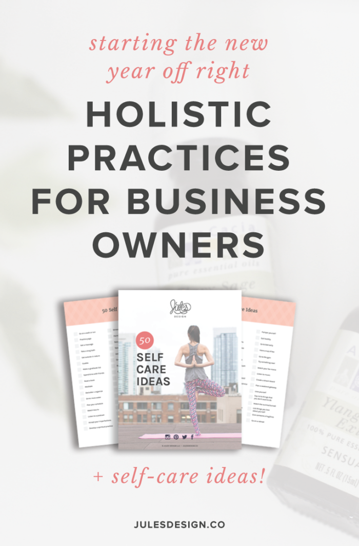 Starting the New Year off right. Holistic Practices for Business Owners. As a solopreneur, it’s essential to make a little time for yourself during each workday. You need to step away from the hustle and take a breather, if only for a few minutes.