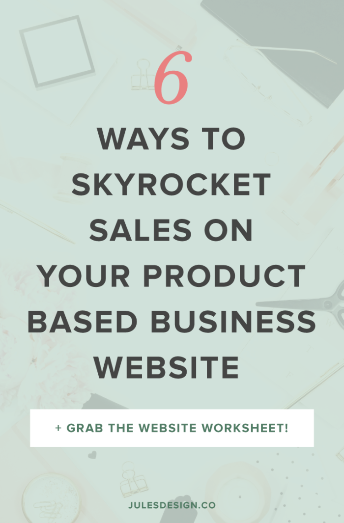 6 ways to skyrocket sales on your prodcut based business website. Each website I build is unique, there are a few special things to consider for product based businesses. My hope is that these tips will help you to create an easy to use website that converts visitors to money in your pocket.
