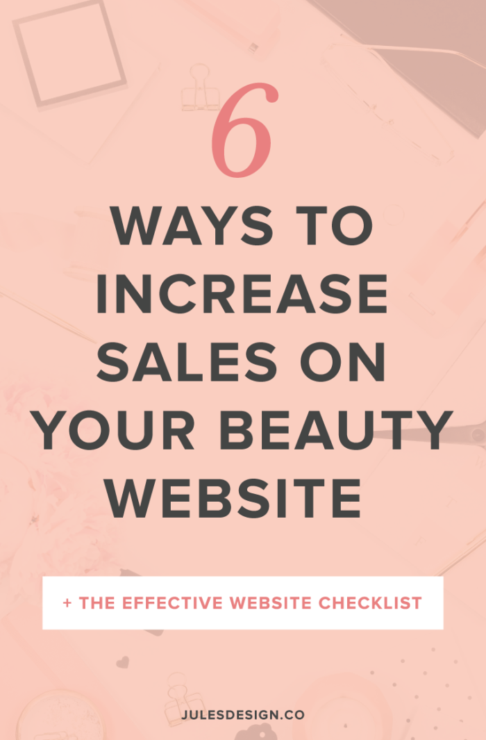 6 ways to increase sales on your beauty website. The easier you make your checkout process the more people will actually follow-through with buying things from your shop. We are all conscious consumers who want to spend our hard earned money with brands who have similar values to us. So, make it obvious what your values are up-front. Whether your a green beauty brand, natural beauty brand, or have sustainable eco-friendly beauty packaging.