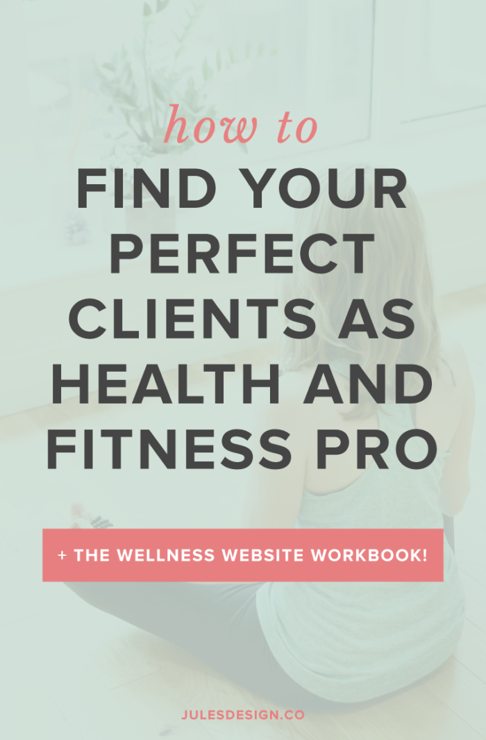 How to find your perfect clients as a health and fitness pro. Plus, grab the wellness website workbook! Who do you absolutely love working with? This is a great place to start when you’re trying to niche down and get clarity on who your ideal client is. Think about a few of the past projects you’ve worked on that left you feeling inspired, energized, and just plain happy. These are likely the kinds of clients you want to keep working with.