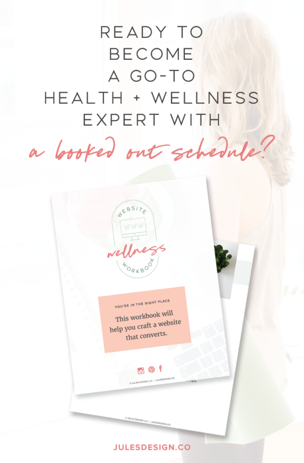 Wellness Website Workbook - Jules Design