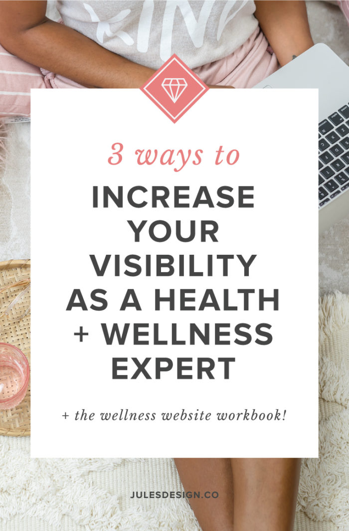 3 ways to increase your visibility as a health + wellness expert. Do you want to be a booked out health + wellness pro? I thought so. Getting visible is a really big part of being seen online. Which makes sense because you’re pretty much invisible if you aren’t visible. Right? It all comes down to showing up consistently and serving your tribe. So let’s dive into 3 ways to increase your visibility as a health + wellness pro.