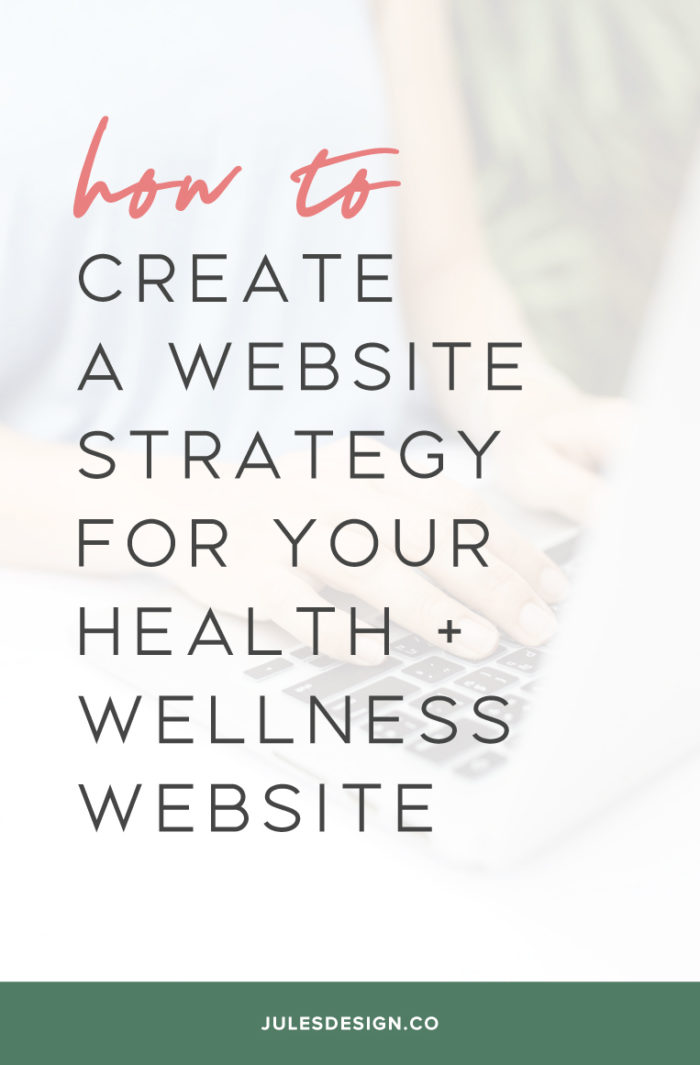 How to create a website strategy for your health + wellness website. For many of my clients, their primary goal is to build their email list. In this case, we’ll make that a big focal point of the website design so that users are more likely to take that action. We’ll discuss your opt-in incentive and make sure that it’s a good fit for your growth strategy.