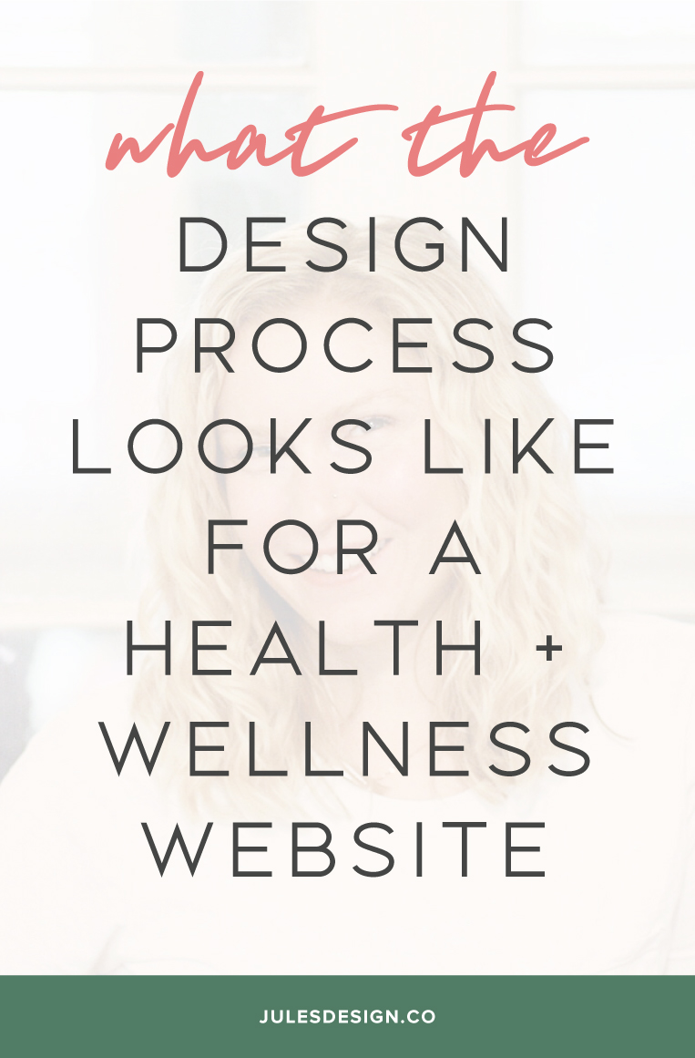 What the design process looks like for a health + wellness website design. We’ll get an understanding of your big-picture goals so that your website is set-up to reach and support them. This means that visitors will stick around longer and take the actions you want them to take.