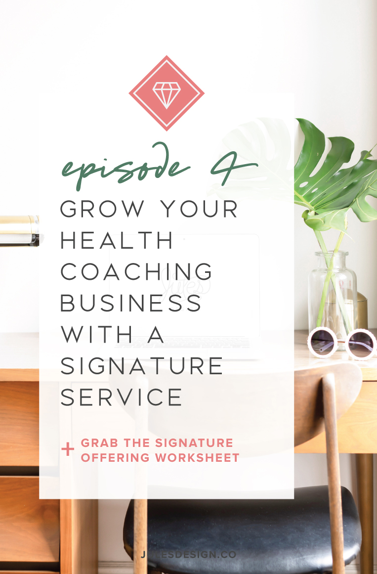 Episode 4: Grow Your Health Coaching Business with a Signature Service. Grab the Signature Offering Worksheet! Today on the Go-To Wellness Pro Podcast, we're talking all about how to create a powerful signature offer for your health and fitness business!