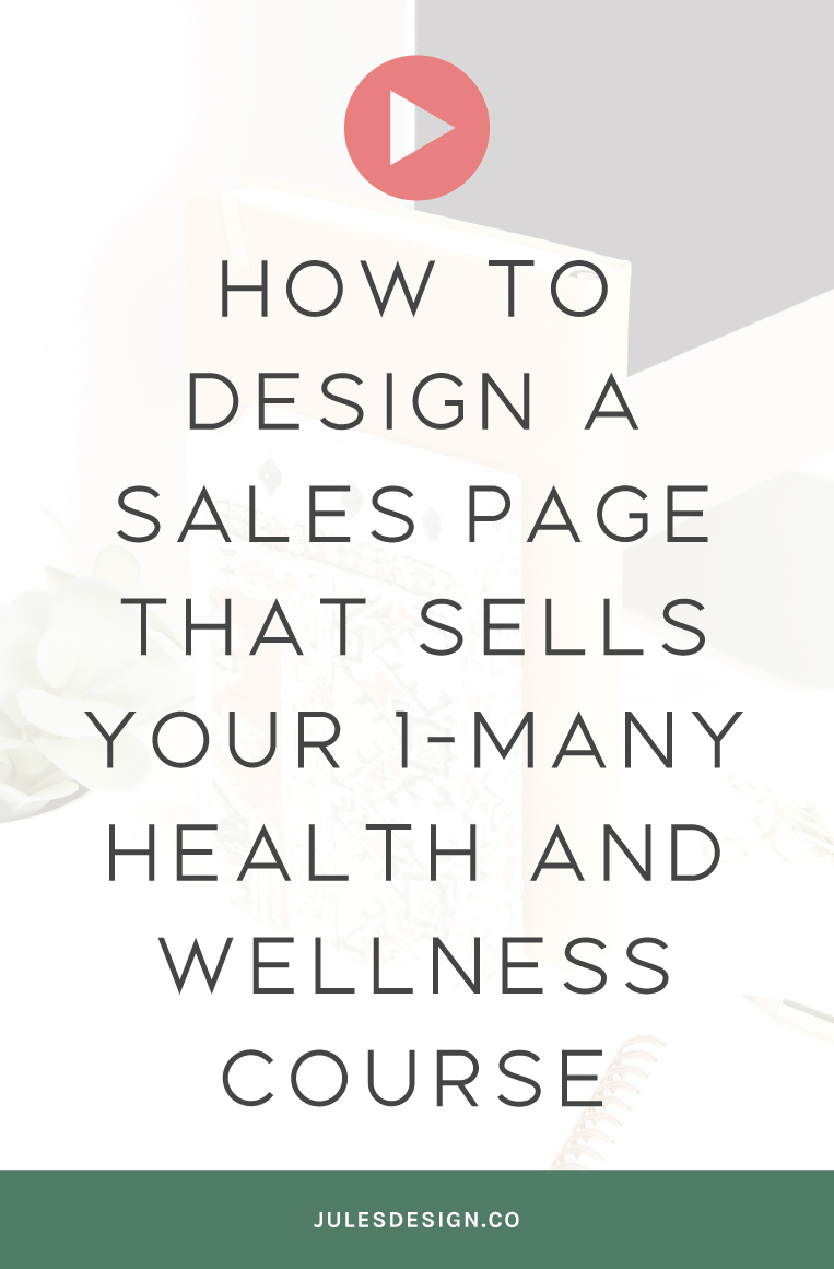 How to design a sales page that sells your 1-many health and wellness course. All of the elements you should include on a high converting sales page. The #1 thing you should include on your sales page to prove that your system works. How to get users to take the action you want them to take. AKA buy from you.