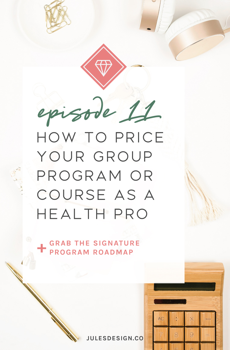 How to price your group program or course as a health pro. Episode 11 of the Go-To Wellness Pro Podcast! On today’s episode, we will cover how to price your group program or course as a health pro. The goal is for you to be able to charge a premium price and earn the income you desire.