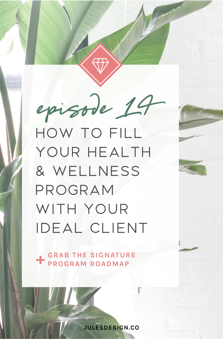 Episode 14 of the Go-To Wellness Pro Podcast. How to fill your health & wellness program with your ideal client. It starts with keeping your ideal client in mind and considering their pain points. This podcast is perfect for you if you're a health coach, nutritionist, dietician, fitness expert, yoga teacher, naturopath, nurse practitioner, holistic business owner, or wellness pro.   