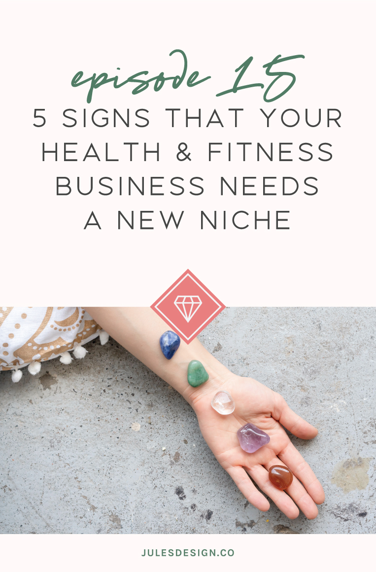 5 signs that your health & fitness business needs a new niche. Have you ever felt like things just aren’t working in your business? I totally understand and have been there myself. I'm sharing my own struggles with niching down on the podcast today. Plus, 5 signs that your health & fitness business needs a new niche.