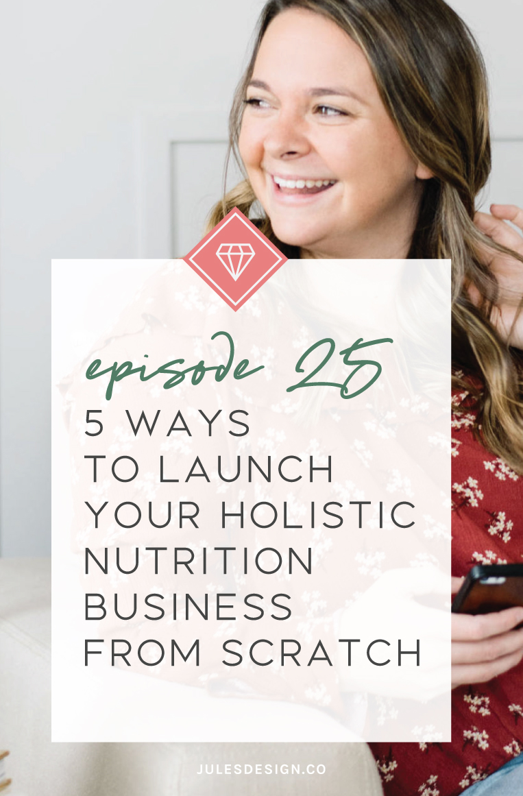 Episode 25: 5 ways to launch your holistic nutrition business from scratch with Stephanie Long.  Setting up a solid foundation for your holistic nutrition business. How to pick a niche and attract your ideal client.  Why setting up a signature program as a nutritionist or dietician is so important. Even when you're just getting started!