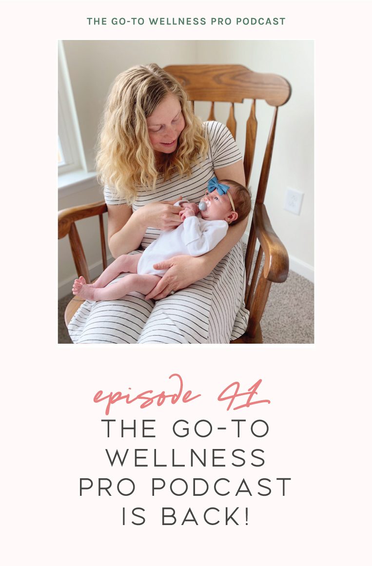 The Go-To Wellness Pro Podcast Is Back! What to expect from the Go-To Wellness Pro Podcast now that I'm back. If you're a dietitian, health coach, Pilates instructor, Barre Instructor, health practitioner, therapist, wellness professional than this podcast is for you! 