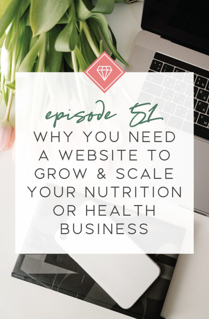 Why you need a website to grow and scale your nutrition or health business. Why you need to have a website as a health business owner.  How a website makes you look legit, builds confidence, and is a key tool for your marketing plan.