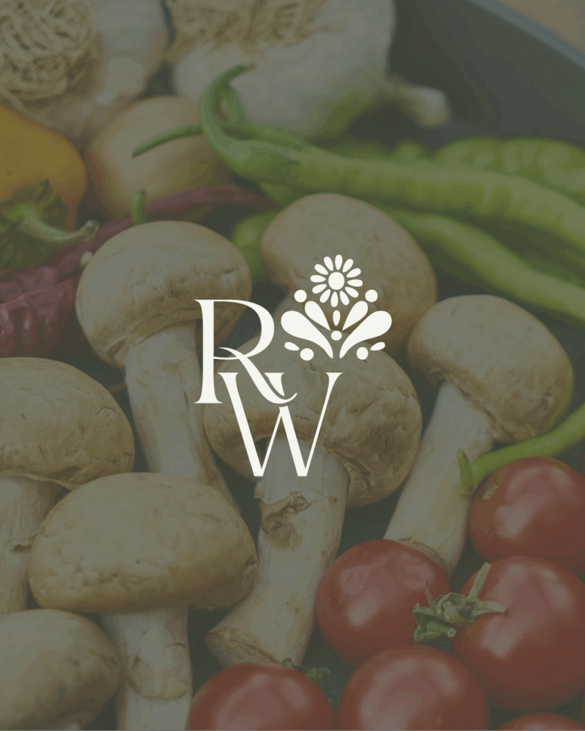 Wellness brand and website with earthy tones and minimalist textures