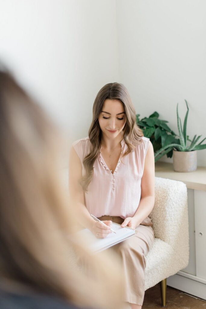 brand photo of therapist