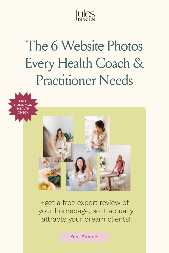 The 6 Website Photos Every Health Coach & Practitioner Needs