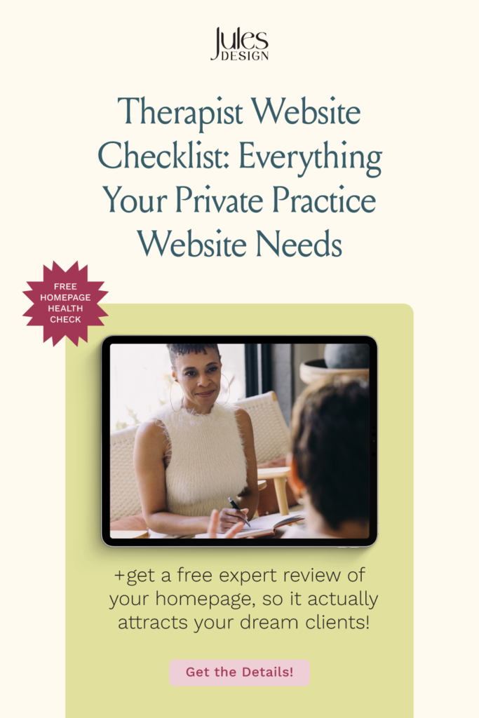 Therapist Website Checklist: Everything Your Private Practice Site Needs